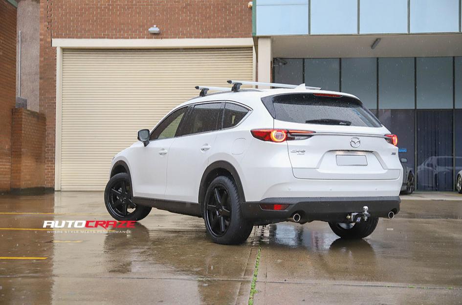 MAZDA CX8 ALTAIR MATTE BLACK WITH GLOSS BLACK LIP